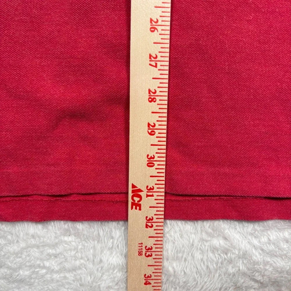 Polo Ralph Lauren Polo Shirt Mens 2XB BIG Red Short Sleeve BOXY Pony Logo Preppy
